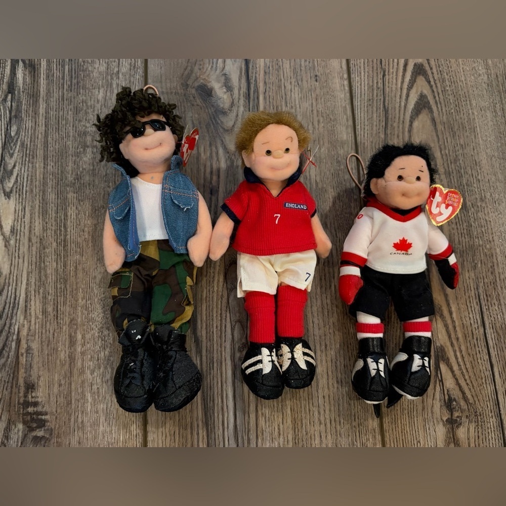 TY Teenie Beanie Boppers Plush Dolls – Set of 3 w/ Tags (Retired)